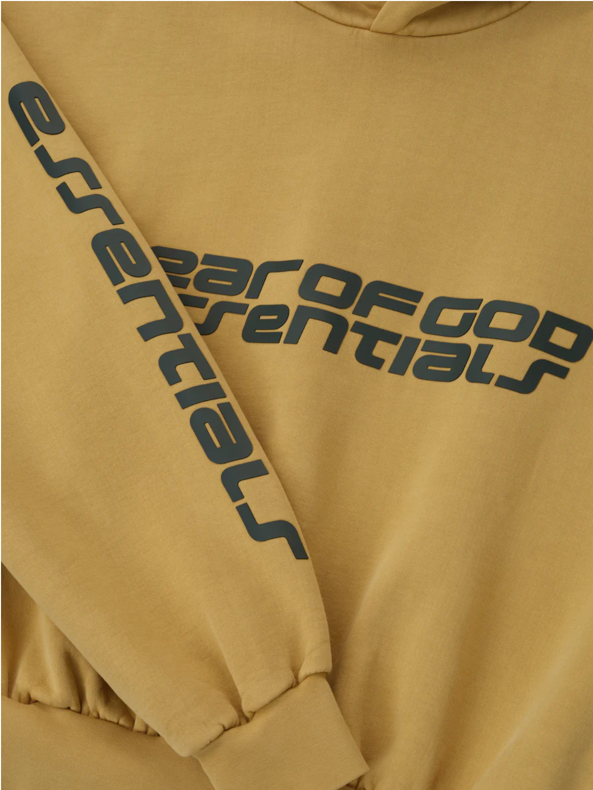 ESSENTIALS Cropped Relaxed Hoodie