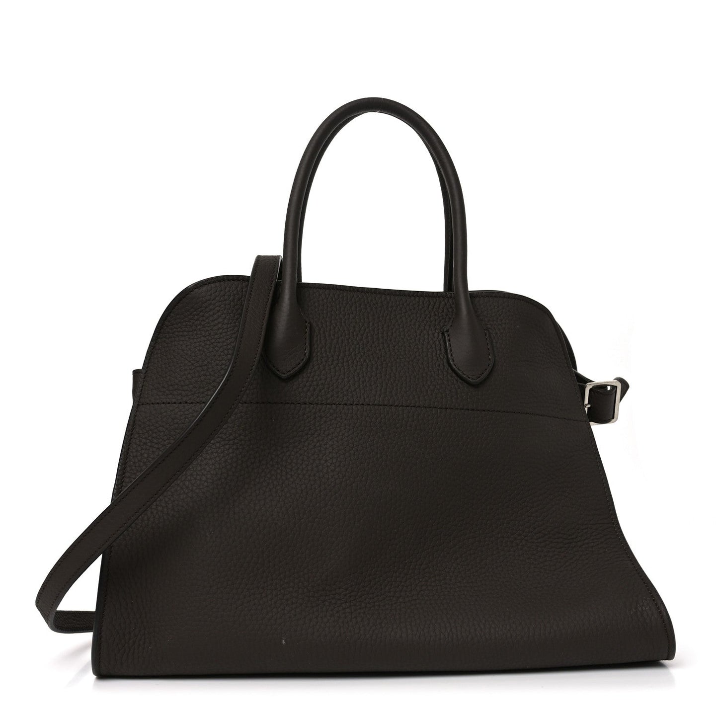 Matte Grained Calfskin Soft Margaux 12 Dark Chocolate