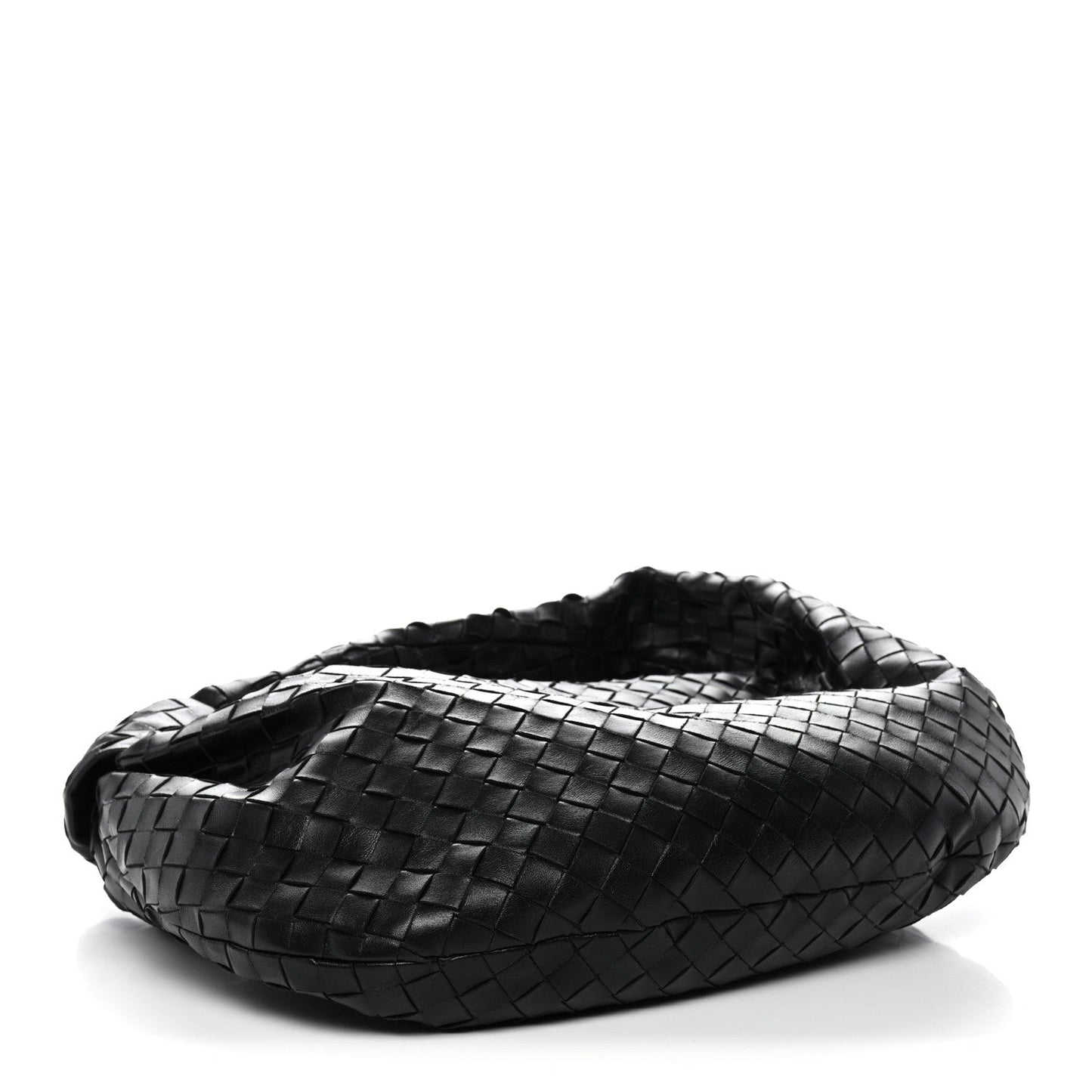 Nappa Intrecciato Small Jodie Hobo Black